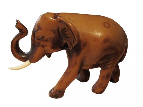 Gyanta figura, elefánt közepes 12 x 7 cm