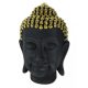 Buddha fej, gyanta figura 19 cm x Ø 13 cm (készleten: 1 db)
