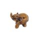 Gyanta figura, elefánt kicsi, világos barna 5 x 4 cm (készleten: 9 db)