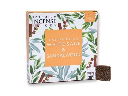 Aromafume Fehér Zsálya, Szantálfa-White Sage, Sandalwood füstölőkocka 9+1 db-os