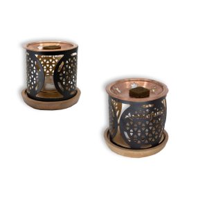   Aromafume füstölőkocka égető - Életvirága, +1 db ajándék aromafume kocka