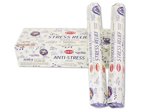 Aromaterápiás, Stresszoldó-Stress Relief Hem 20 szálas füstölő eukalip.-levend.