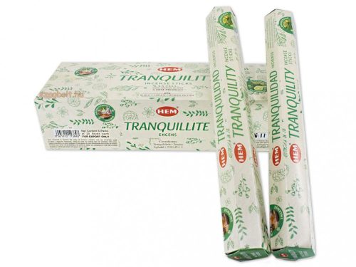 Aromaterápiás, Nyugalom-Tranquility Hem 20 szálas füstölő citromfű-bergamot