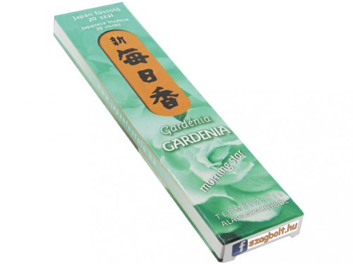 Gardénia /Gardenia Morning Star/ Japán 20 szálas füstölő (12 cm)