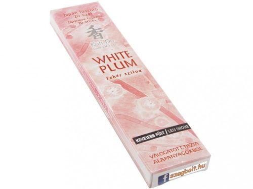 Fehér Szilva /White Plum, Koh Do/ Japán 20 szálas füstölő (12 cm)