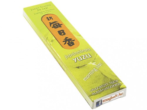 Japáncitrom /Yuzu Morning Star/ Japán 20 szálas füstölő (12 cm)