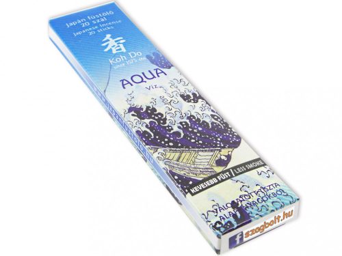 Víz /Aqua, Koh Do/ Japán 20 szálas füstölő (12 cm)