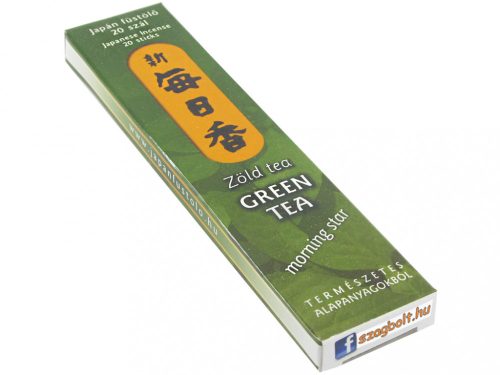 Zöld Tea /Green Tea Morning Star/ Japán 20 szálas füstölő (12 cm)