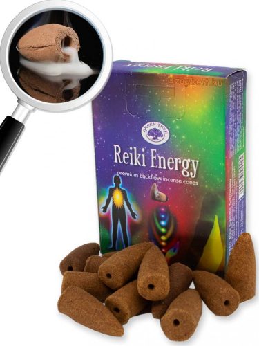 Kúp visszafolyó-backflow füstölő, Green Tree Reiki Energia-Reiki Energy 12 db-os