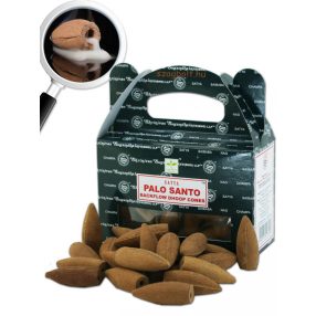   Kúp visszafolyó-backflow füstölő Szent Fa-Palo Santo Satya 24 db-os