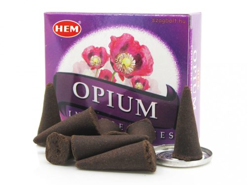 Kúp füstölő Ópium /Opium/ Hem 10 db-os 