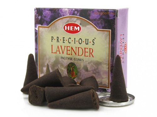 Kúp füstölő Értékes Levendula /Precious Lavender/ Hem 10 db-os