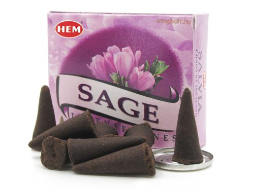 Kúp füstölő Zsálya /Sage/ Hem 10 db-os