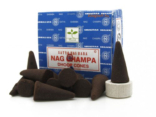 Kúp füstölő Nag Champa /Nag Champa/ Satya masala 12 db-os