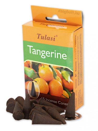 Kúp füstölő Mandarin /Tangerine/ Tulasi 15 db-os