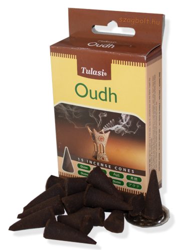  Kúp füstölő  Sasfa, Aloefa /Oudh/ Tulasi 15 db-os