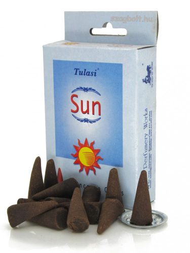Kúp füstölő Nap /Sun/ Tulasi 15 db-os