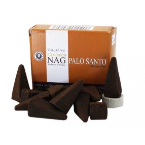   Kúp füstölő Szentfa-Golden Nag Palo Santo Vijayshree  masala10 db-os