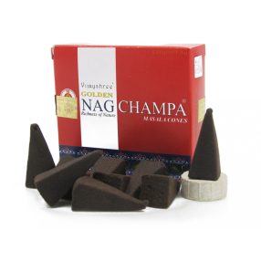   Kúp füstölő Nag Champa /Golden Nag Champa/  Vijayshree masala 10 db-os