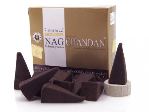 Kúp füstölő Nag Chandan /Golden Nag Chandan/ Vijayshree masala 10 db-os