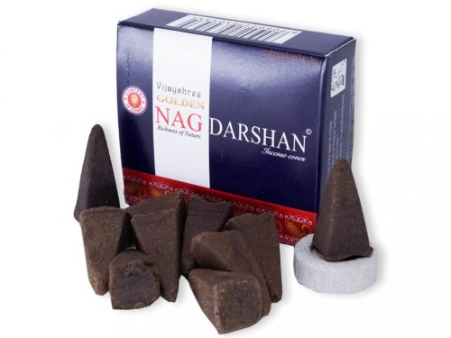 Kúp füstölő Nag Darshan /Golden Nag Darshan/ Vijayshree masala 10 db-os