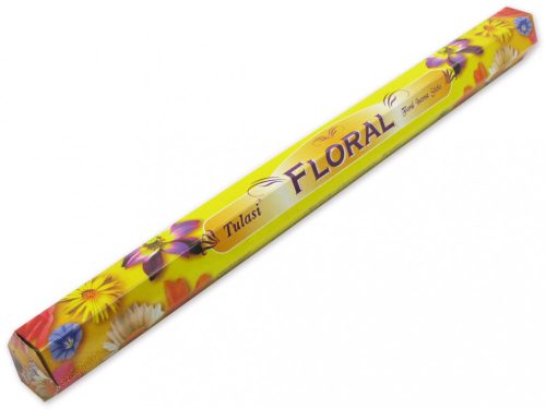 Óriás füstölő, Virág /Floral/ Tulasi, 10 szálas, 40 cm Készleten: 6 db