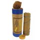 Tibeti Szantálfa /Sandalwood/ hengeres 30 szálas füstölő, tartóval  11 cm