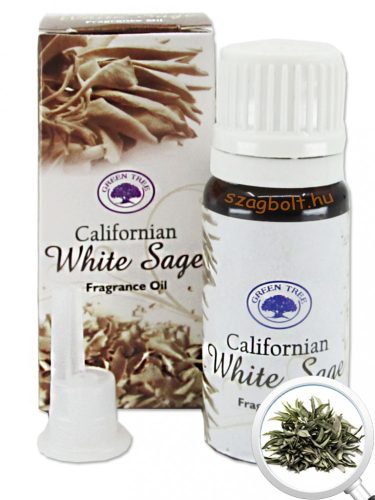 Kaliforniai Fehér Zsálya illatolaj /Califor. W. Sage/ Green Tree 10 ml esszencia