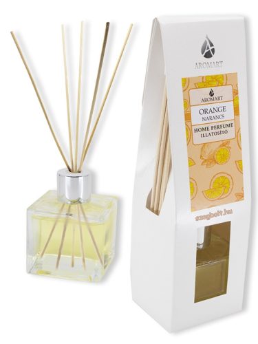 Aromart parfüm diffúzor, pálcikás 70 ml illatosító, narancs illóolajjal