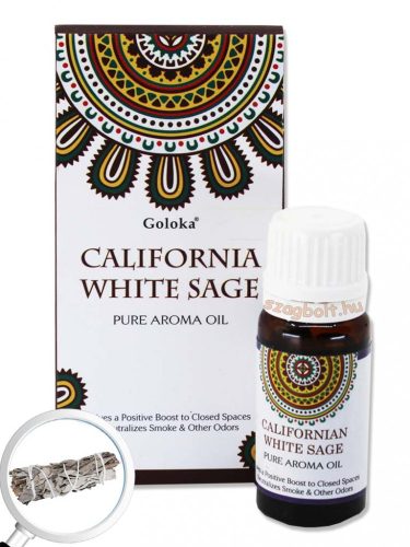 Fehér Zsálya /California White Sage/ Goloka 10 ml tiszta aromaolaj