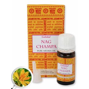 Nag Champa Goloka 10 ml tiszta aromaolaj