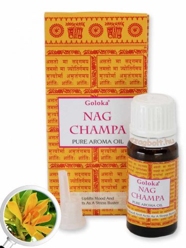 Nag Champa Goloka 10 ml tiszta aromaolaj