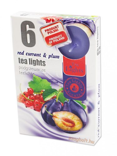 Illatmécses ribizli és szilva (red currant & plum) 6 db-os