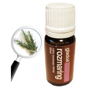   Rozmaring 100% tisztaságú illóolaj, 10 ml (Gladoil-Fleurita) Raktáron: 14 db