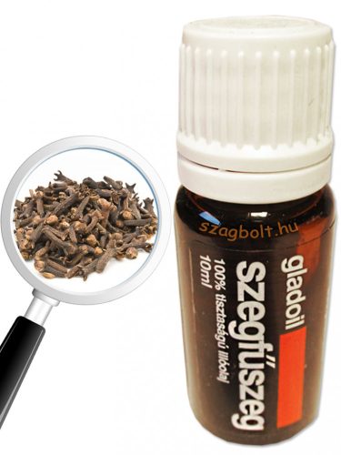 Szegfűszeg 100% tisztaságú illóolaj, 10 ml (Gladoil-Fleurita) Raktáron: 5 db