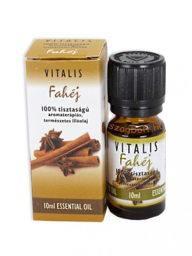 Vitalis 100% tisztaságú Fahéj illóolaj 10 ml Készleten: 3 db
