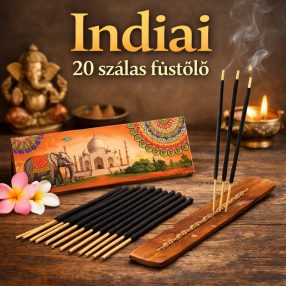 Indiai 20 szálas füstölő